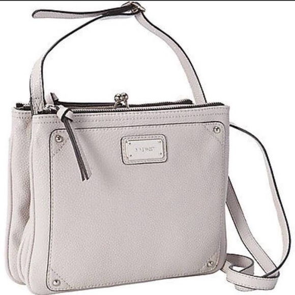 nine west grey bag
